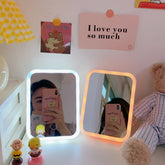 Makeup-spejl med LED-lys – Foldbart, Bærbart og Elegant Design til Daglig Brug HEYHEY Worldwide Dropshipping Store